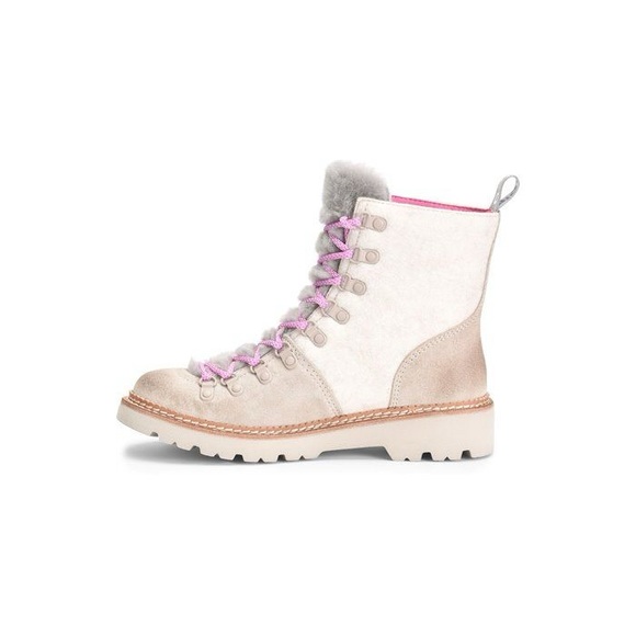 BIONICA DARLENE ITALIAN   SUEDE LEATHER WATERPROOF BOOTS MOONSTONE NWT SZ 6.5 - Picture 4 of 15